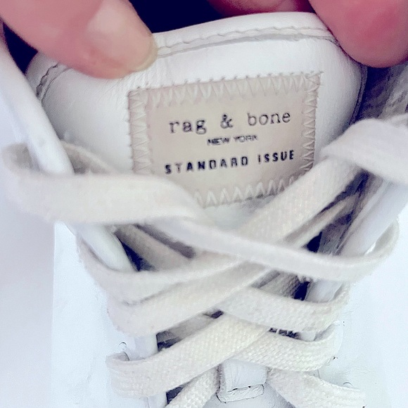 rag & bone “Standard Issue” Leather Hightops - Picture 10 of 11